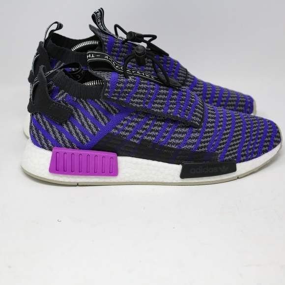 adidas NMD TS1 PK Primeknit BB9177 Purple Grey 9.5 - Picture 5 of 8
